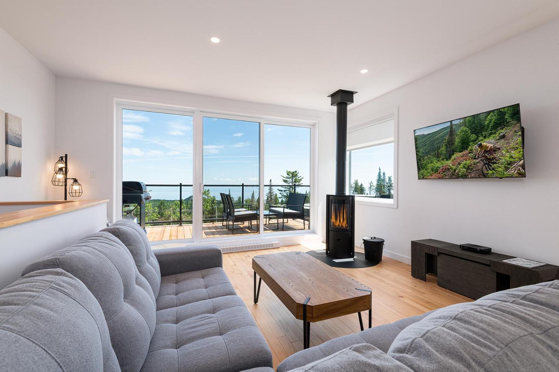 Les Du Massif De Charlevoix Chalet *