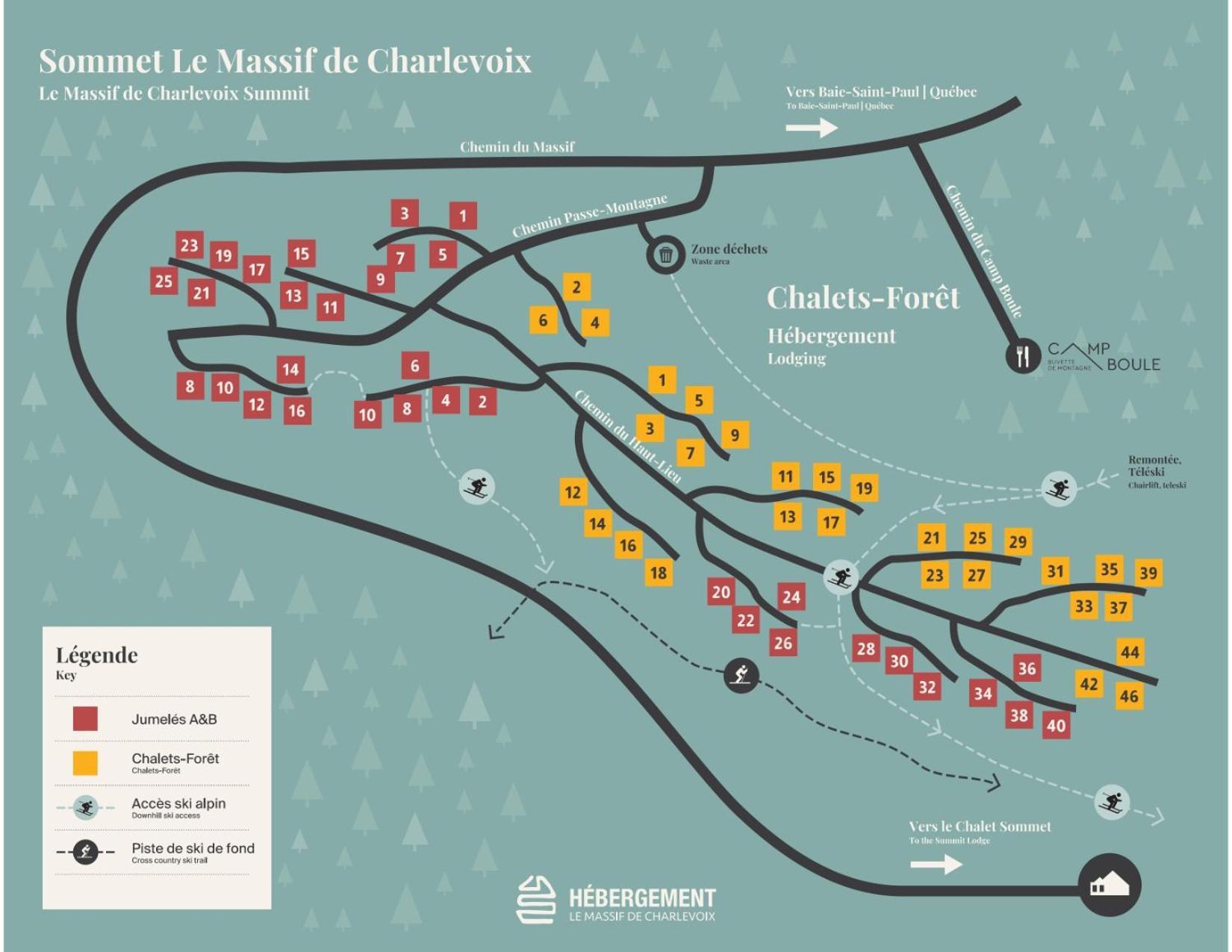 Les Du Massif De Charlevoix Chalet *